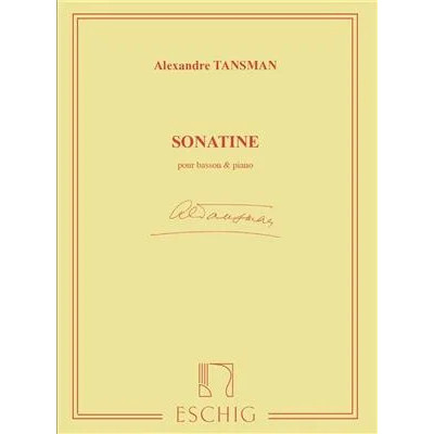 Tansman - Sonatina per Fagotto e Pianoforte