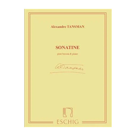Tansman - Sonatina per Fagotto e Pianoforte