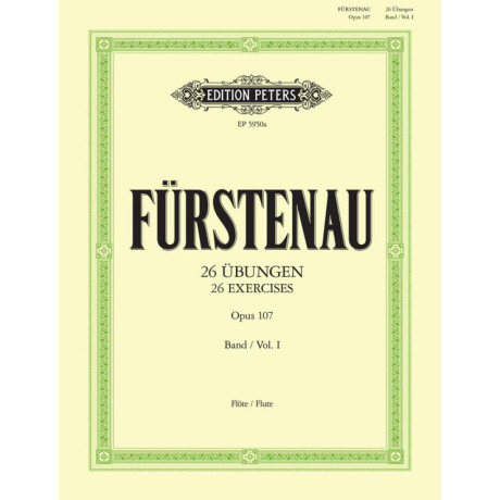 Fürstenau - 26 Advanced Exercises Op.107 Vol.1 per Flauto