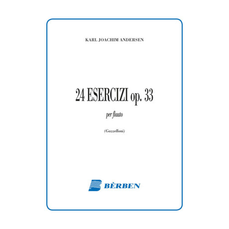 Andersen - 24 Esercizi Op.33  per Flauto