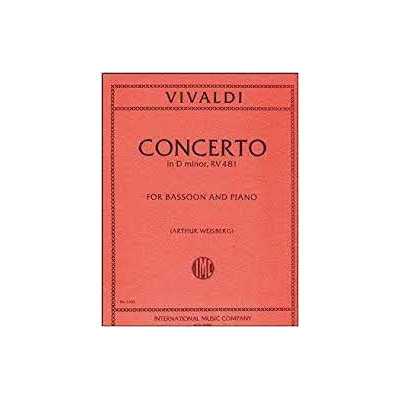 Vivaldi - Concerto in Re Minore per Fagotto e Piano