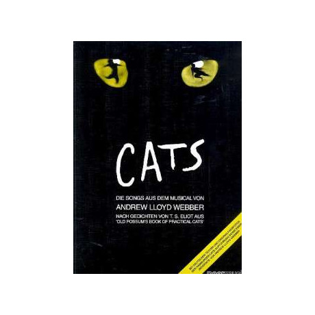 Webber - Cats Musical Piano Vocal Guitar