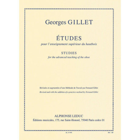Gillet - Studi Superiori per Oboe