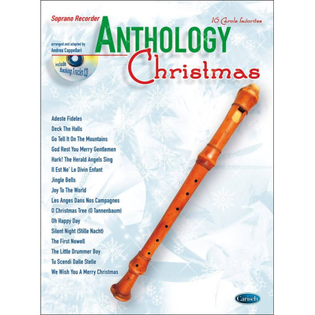 16 All Time Favorites Anthology Christmas Vol.1 for Soprano Recorder Con CD