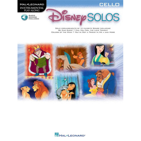 Disney Solos For Cello With CD