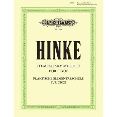 Hinke - Metodo Elementare per Oboe