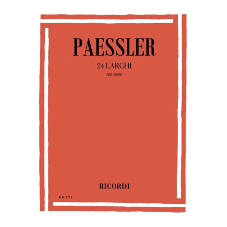 Paessler - 24 Larghi per Oboe