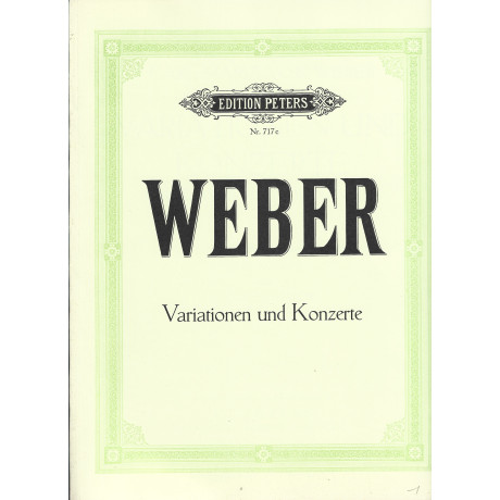 Weber - Klavierwerke 3 – Variationen und Konzerte