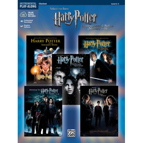 Harry Potter Instrumental Solos Movies 1-5 For Clarinet