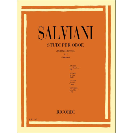 Salviani - Studi per Oboe Vol.1
