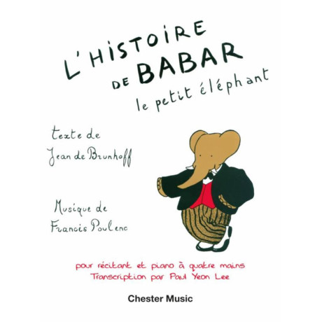 Poulenc - L'Histoire De Babar Piano a 4 Mani