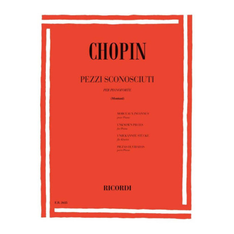 Chopin - Pezzi Sconosciuti per Pianoforte