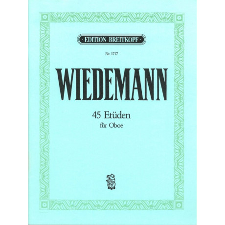 Wiedemann - 45 Studi per Oboe