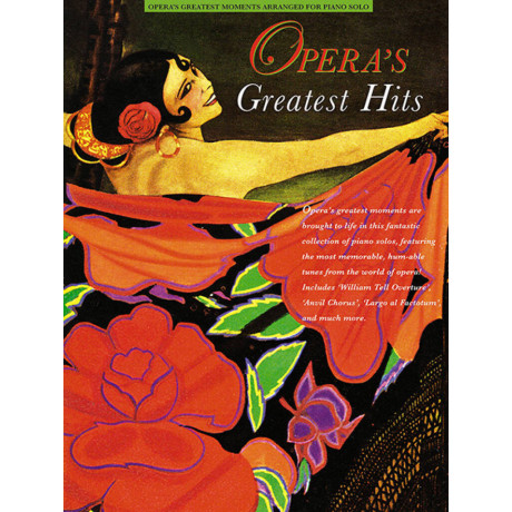 Opera's Greatest hits for Solo Piano