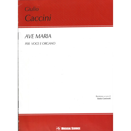 Caccini - Ave Maria per Voce e Organo