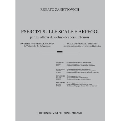 Zanettovich - Esercizi Sulle Scale E Arpeggi Vol. 1