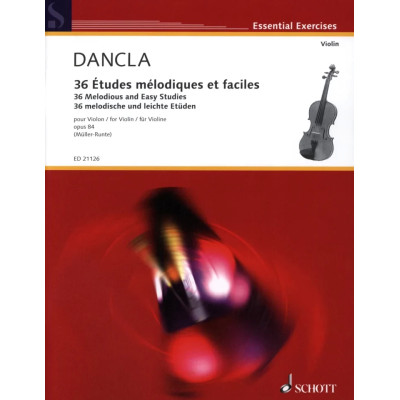Dancla - 36 Studi melodici e facilissimi Op. 84 per Violino