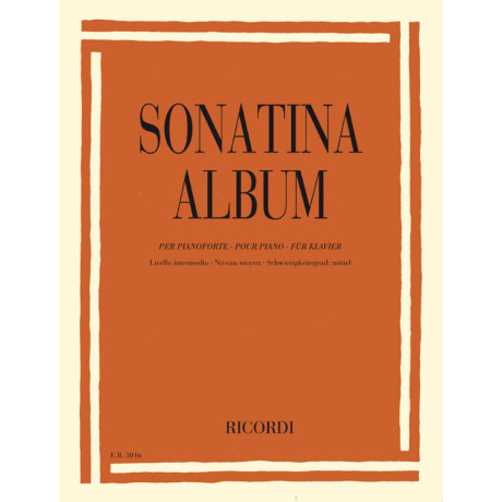 Sonatina Album (Intermediate) Per Pianoforte