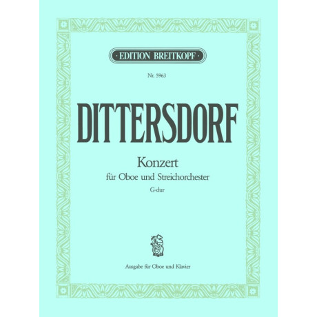 Dittersdorf - Concerto in Sol Maggiore per Oboe e Pf.