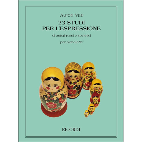 23 Studi Per L'Espressione Di Autori Russi per Pianoforte