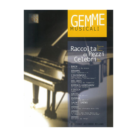 Gemme Musicali Vol.12 Per Pianoforte