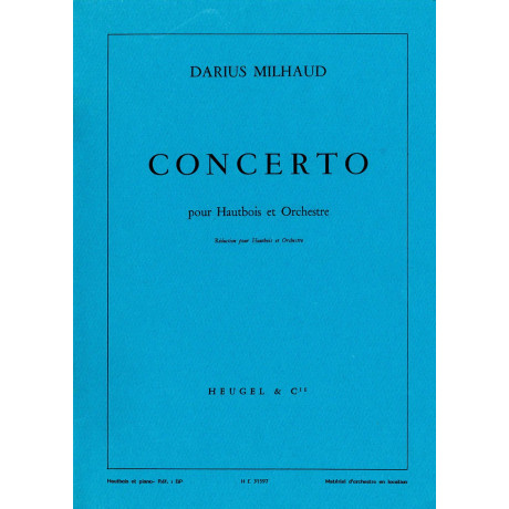 Milhaud - Concerto per Oboe e Pianoforte