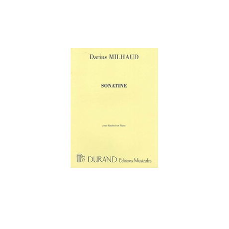 Milhaud - Sonatina per Oboe e Pianoforte