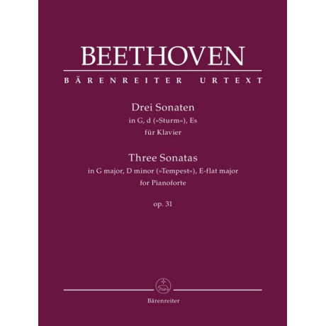 Beethoven - Three Sonatas In G Major, D Minor & E-Flat Major For Piano
