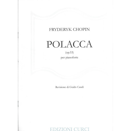 Chopin - Polacca in La bem. magg. op. 53 Per Pianoforte