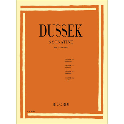 Dussek - 6 Sonatine Per Pianoforte