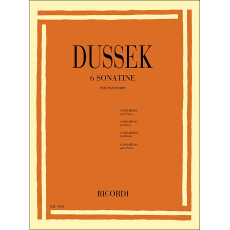 Dussek - 6 Sonatine Per Pianoforte