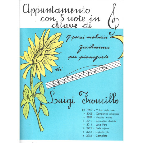 Froncillo - Appuntamento con 5 note in chiave di violino Per Pianoforte