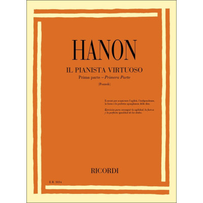 Hanon - Il Pianista Virtuoso per Pianoforte Prima Parte