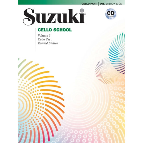 Suzuki Cello School Vol. 3 - Cello Part - International Edition