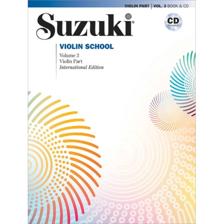 Shinichi Suzuki - Suzuki Violin School - Volume 3 - Violin Part - International Edition - Book & CD