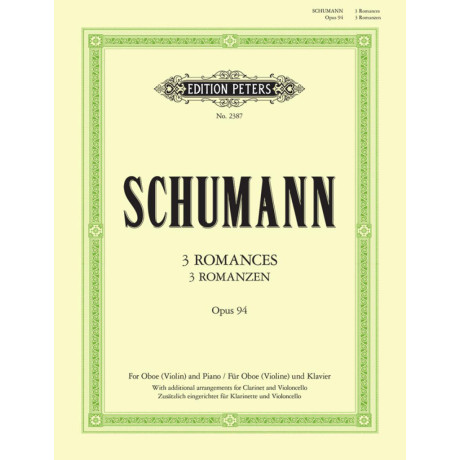 Schumann - 3 Romanze Op.94 per Oboe e Piano