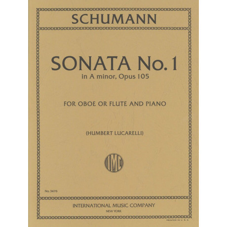 Schumann - Sonata n.1 in La Minore Op.105 per Oboe e Pf.