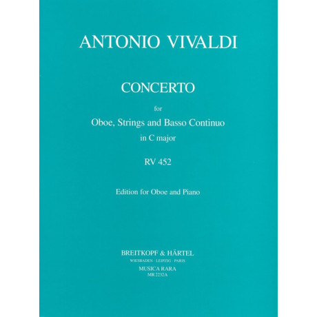 Vivaldi - Concerto in Do Maggiore RV452 per Oboe e Pf.