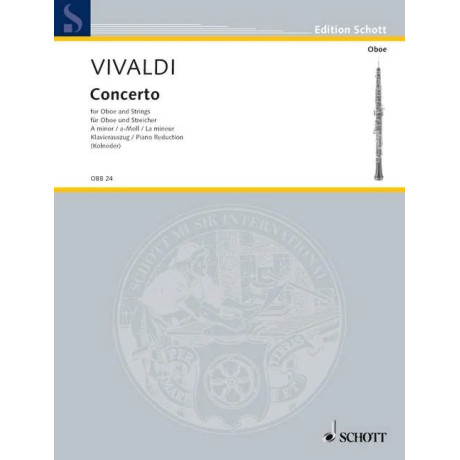 Vivaldi - Concerto in La Minore RV461 per Oboe e Pf.