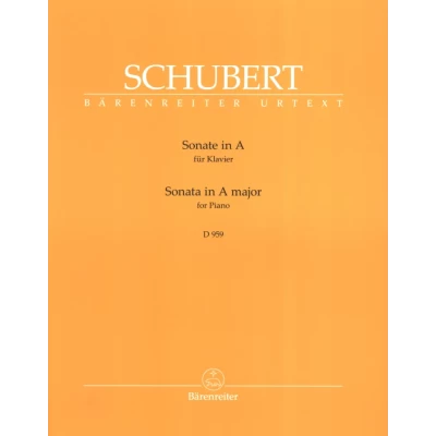 Schubert - Sonate A-Dur D 959 For Piano
