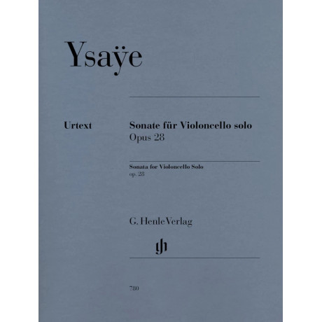 Eugène Ysaÿe - Sonata for Violoncello Op. 28