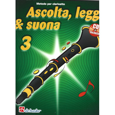 Ascolta, leggi & suona 3 clarinetto con CD