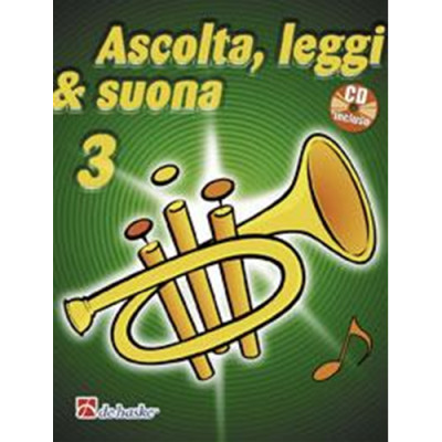 Ascolta, leggi & suona 3 Tromba Con CD