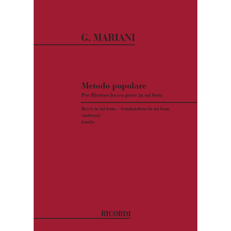 Mariani - Metodo Pop.per Flicorno Basso Grave in Mib