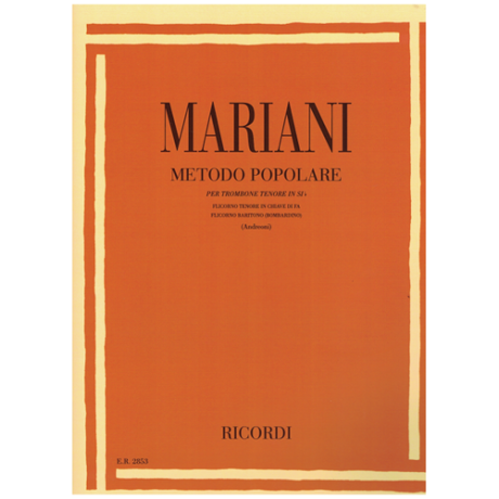 Mariani - Metodo Popolare per Trombone Tenore in Sib