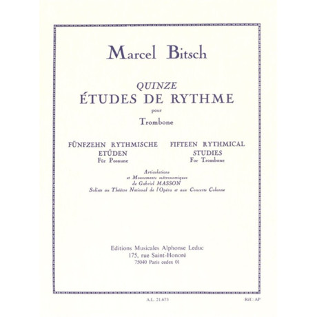 Bitsch - 15 Studi Ritmici per Trombone