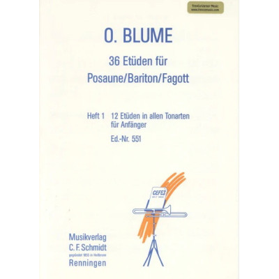 Blume - 36 Studi Vol.1 per Trombone