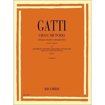 Gatti - Gran Metodo per Trombone Tenore a Cilindri  2°