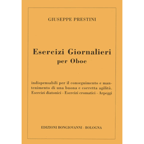 Prestini - Esercizi giornalieri per oboe