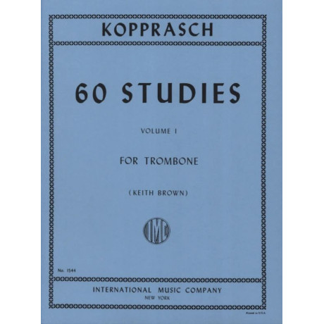 Kopprasch - 60 Studi Vol.1 per Trombone